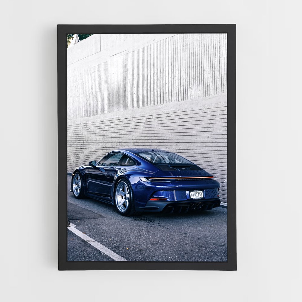 Poster Éclatante Élégance GT3 Touring – affiche Porsche (vue 2)